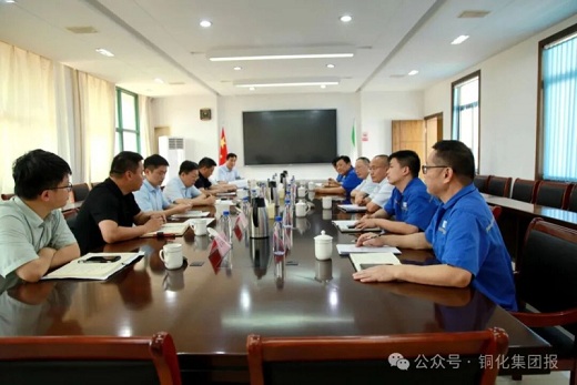 市領導調研新橋礦業經濟運行和安全生產