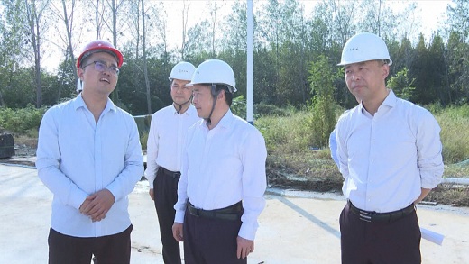 宿州市領(lǐng)導(dǎo)到興元科技調(diào)研技改投資項(xiàng)目建設(shè)工作